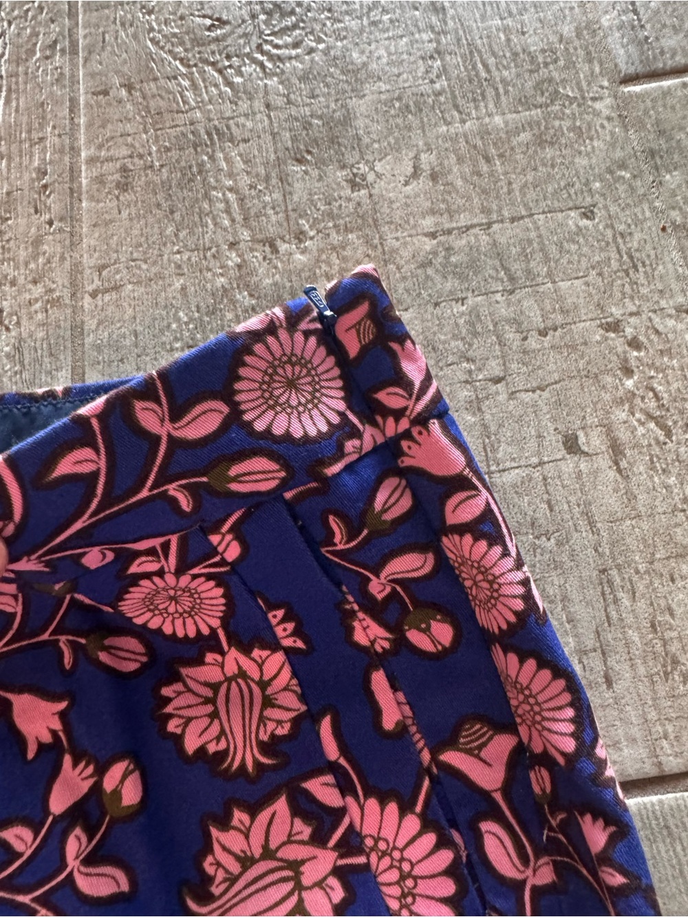 Floral Print J.Crew Shorts in Navy and Pink - Picture 3 of 5